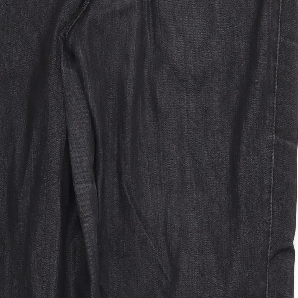Gerry Weber Womens Black  Cotton Straight Jeans Size 16 L27 in Regular