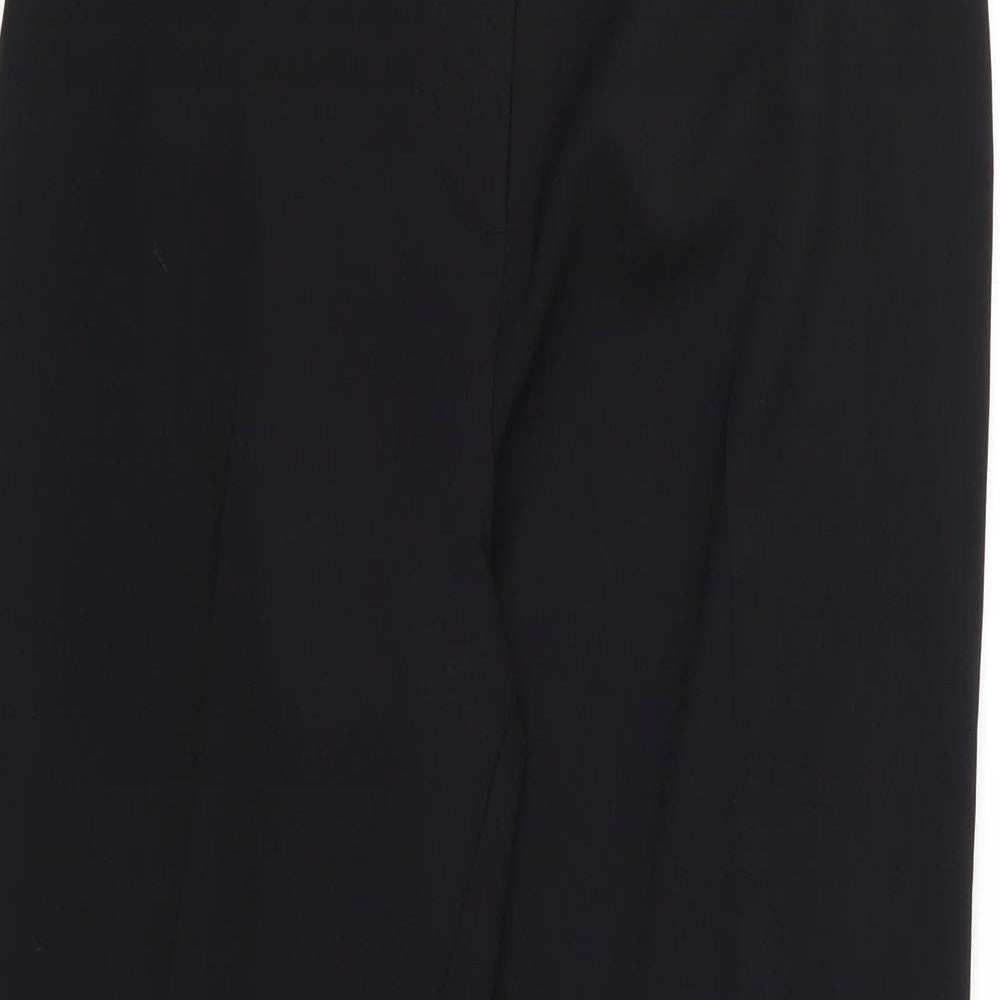 Matalan Womens Black  Polyester Dress Pants Trousers Size 12 L27 in Regular