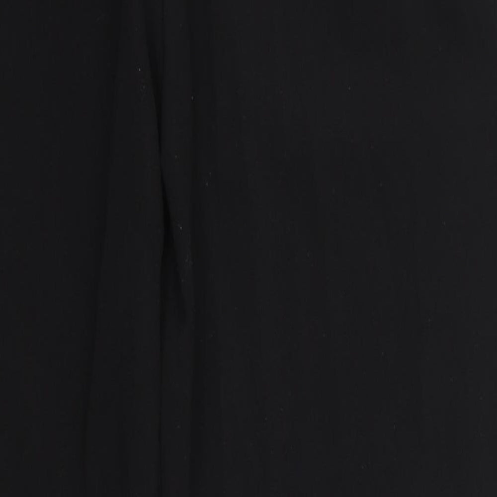 Studio Womens Black  Polyester Dress Pants Trousers Size 14 L27 in Regular