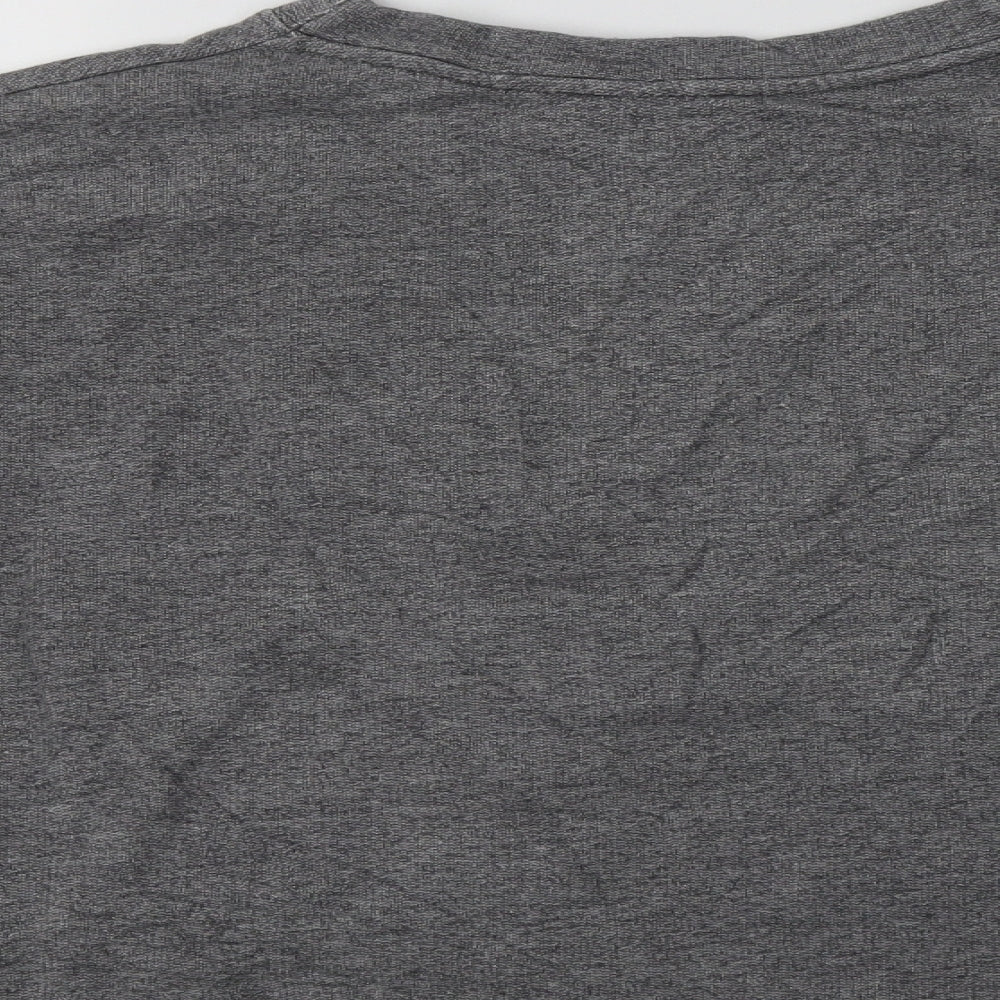 Zara Womens Grey  Cotton Pullover Sweatshirt Size M