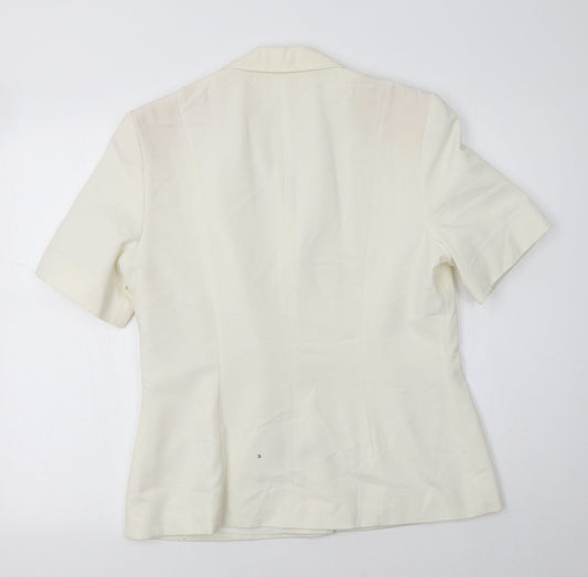 Dorothy Perkins Womens Ivory   Jacket Blazer Size 14
