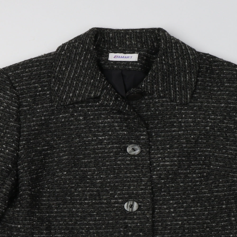 Damart Womens Grey   Jacket Blazer Size 14
