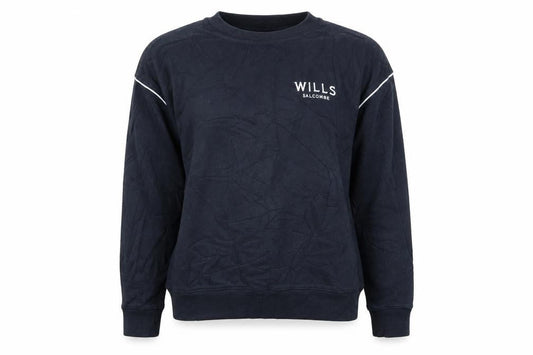 Womens UK 8 Regular Jack Wills Blue Pullover Sweatshirt