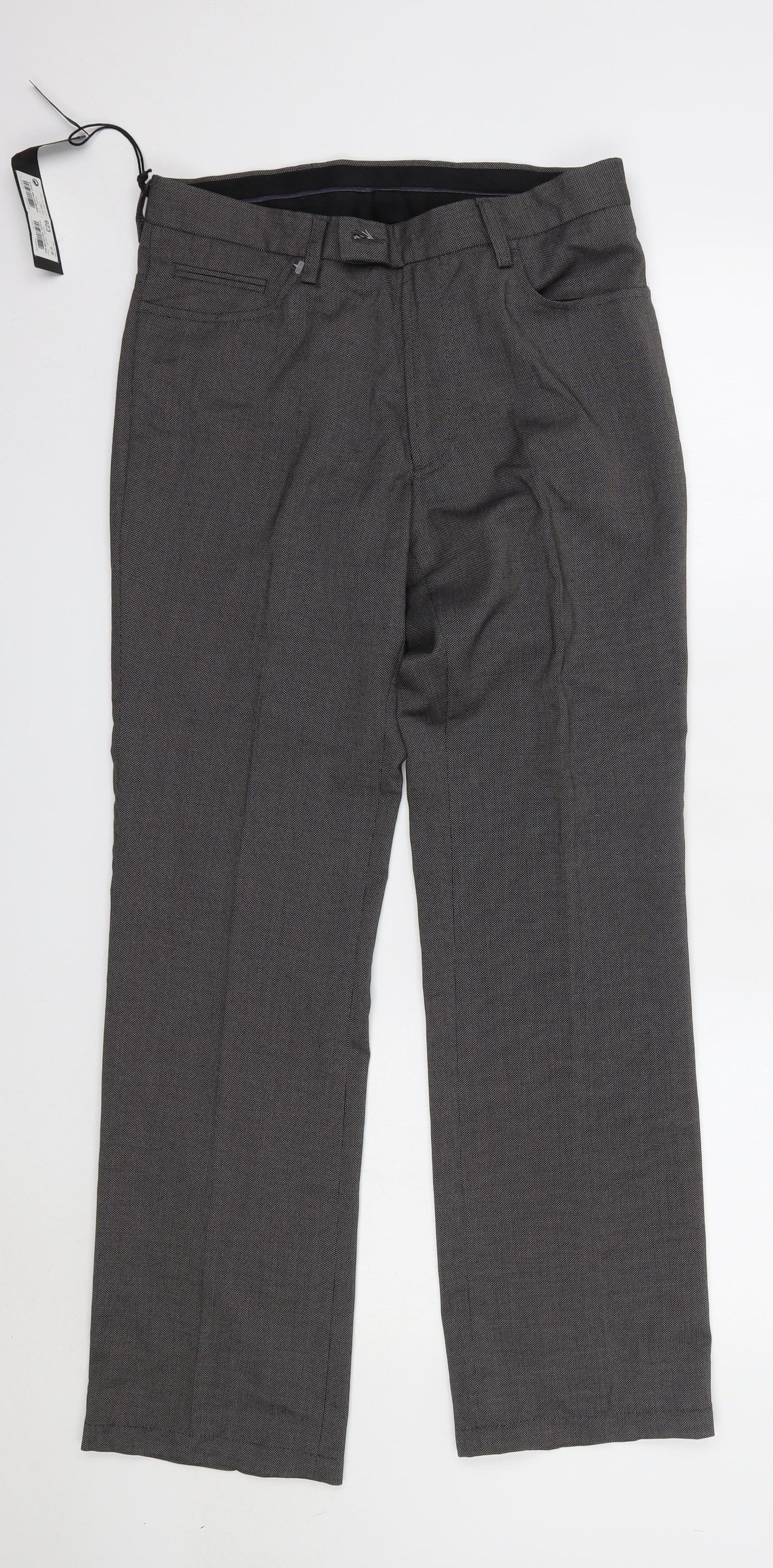 NEXT Womens Grey  Polyester Dress Pants Trousers Size 30 L31 in Regular