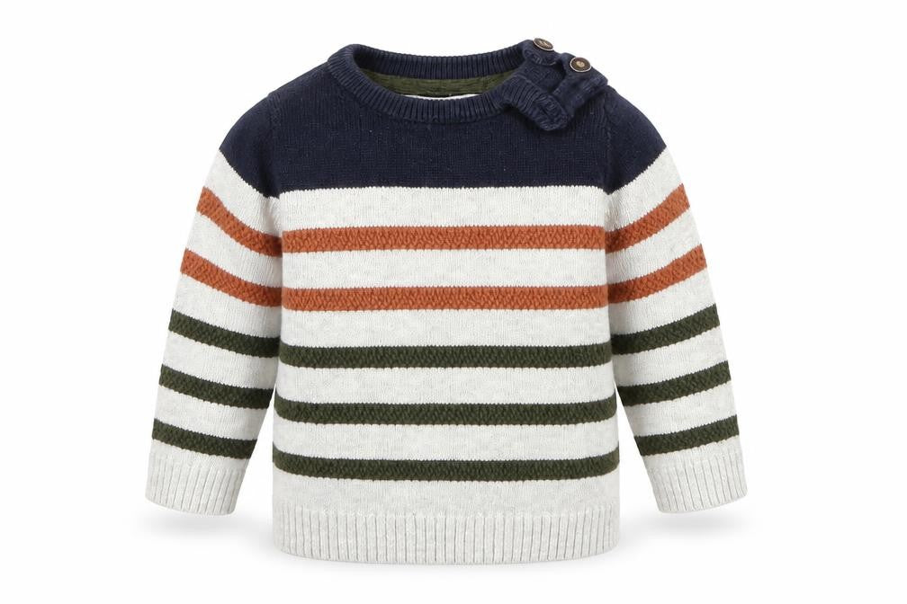 F&F Baby Multicoloured  100% Cotton Pullover Jumper Size 3-6 Months