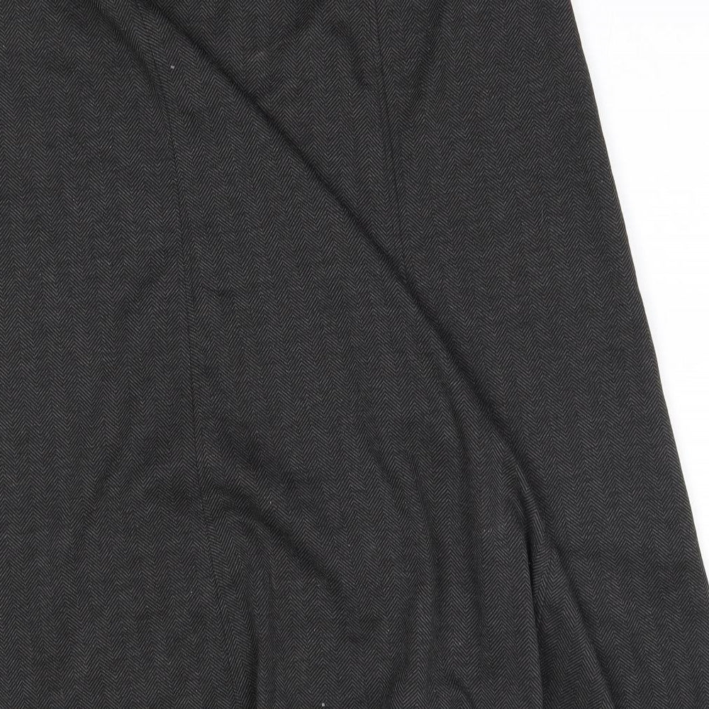Tigi Womens Grey  Polyester A-Line Skirt Size 14