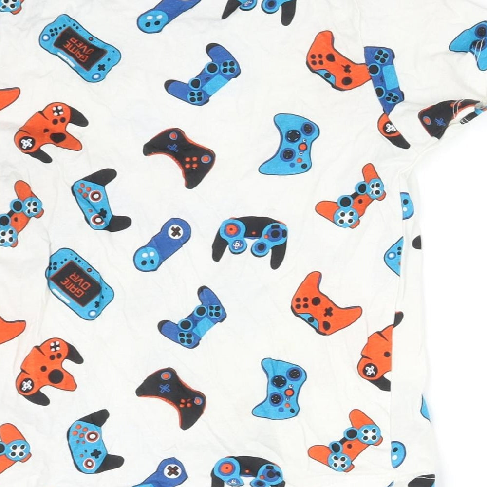 PRP&CO Boys Multicoloured  Cotton Basic T-Shirt Size 5-6 Years Round Neck  - CONTROLLER