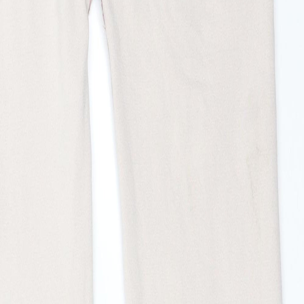 Boohoo Womens Pink Striped Polyester  Leggings Size M L29 in