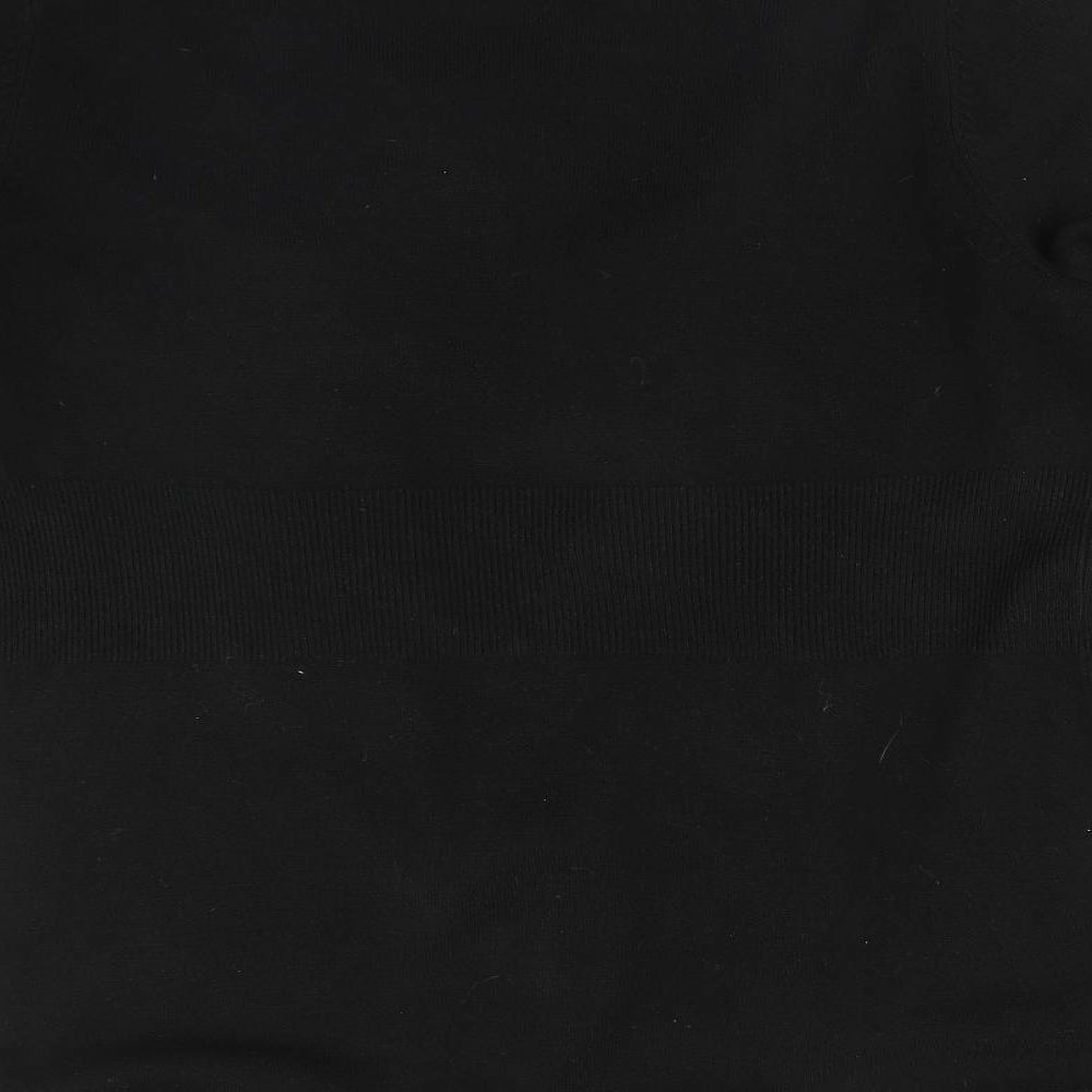 Debenhams Womens Black   Acrylic Cardigan Jumper Size 18