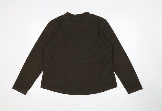 George Womens Green  Polyester Pullover Sweatshirt Size 16