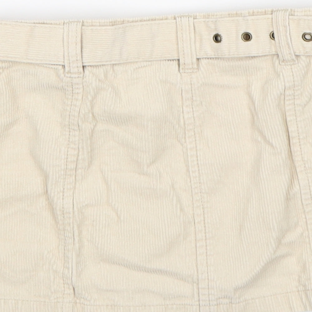 George Girls Beige  Cotton Straight & Pencil Skirt Size 5-6 Years  Regular