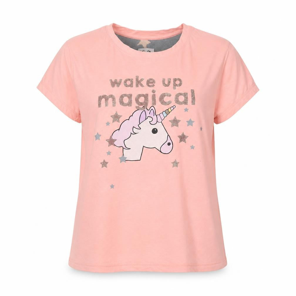 Primark Womens Pink  Polyester Top Pyjama Top Size M