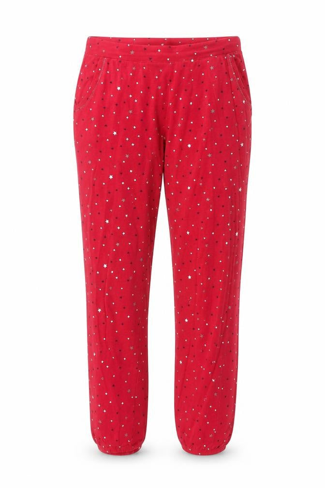 Preworn Womens Red  Cotton Sweatpants Trousers Size XS L25 in Regular