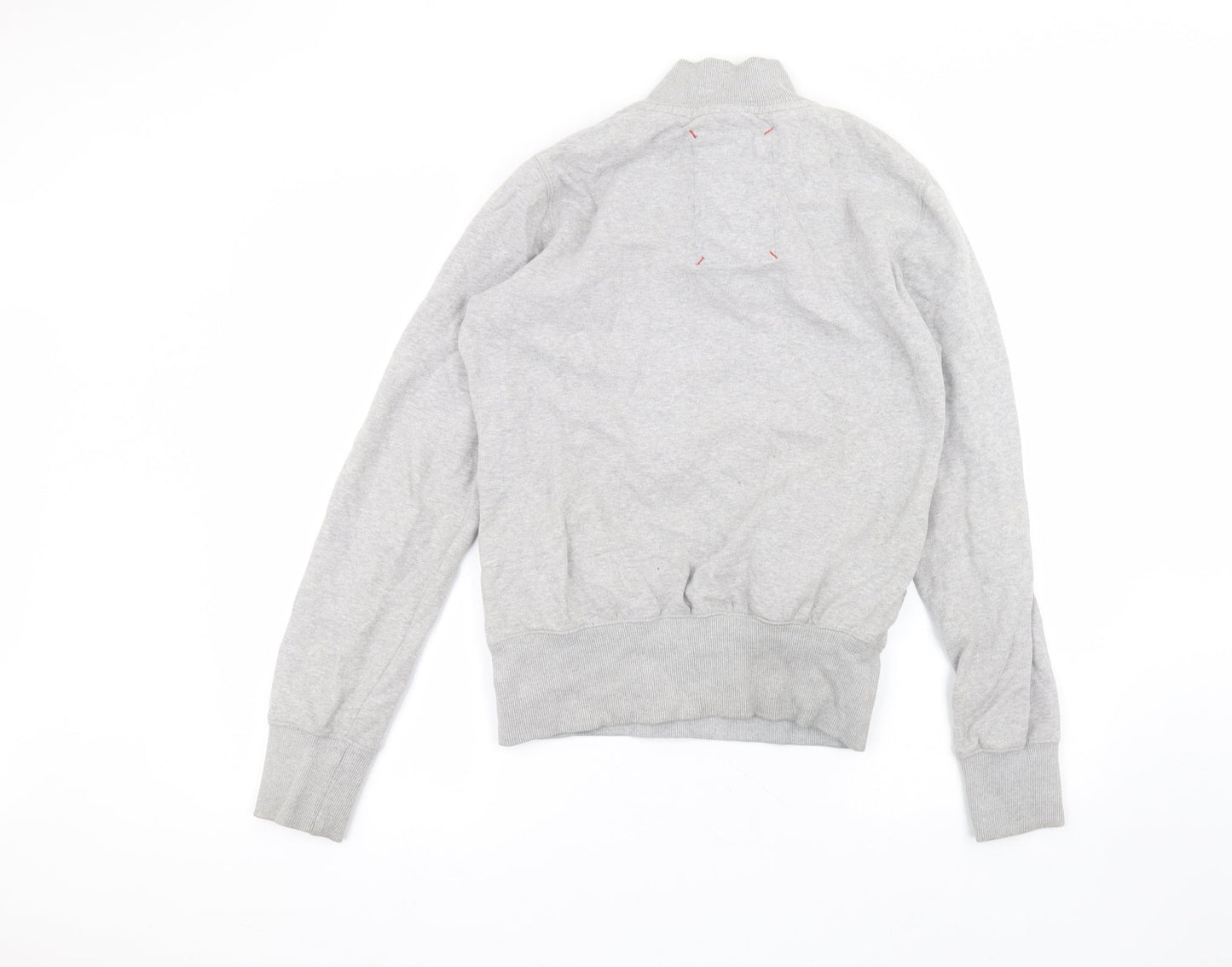 NEXT Womens Grey Round Neck  Cotton Pullover Jumper Size 10