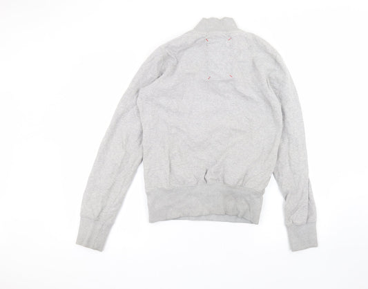 NEXT Womens Grey Round Neck  Cotton Pullover Jumper Size 10