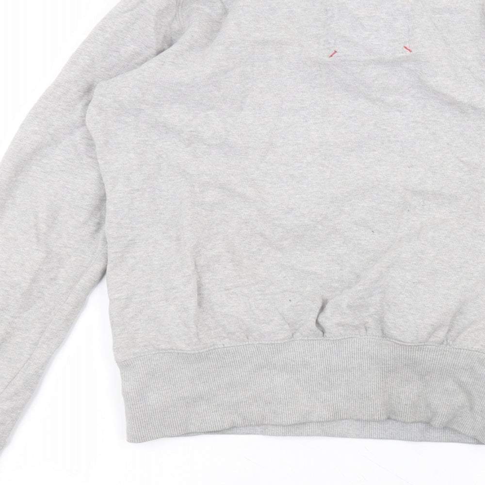 NEXT Womens Grey Round Neck  Cotton Pullover Jumper Size 10