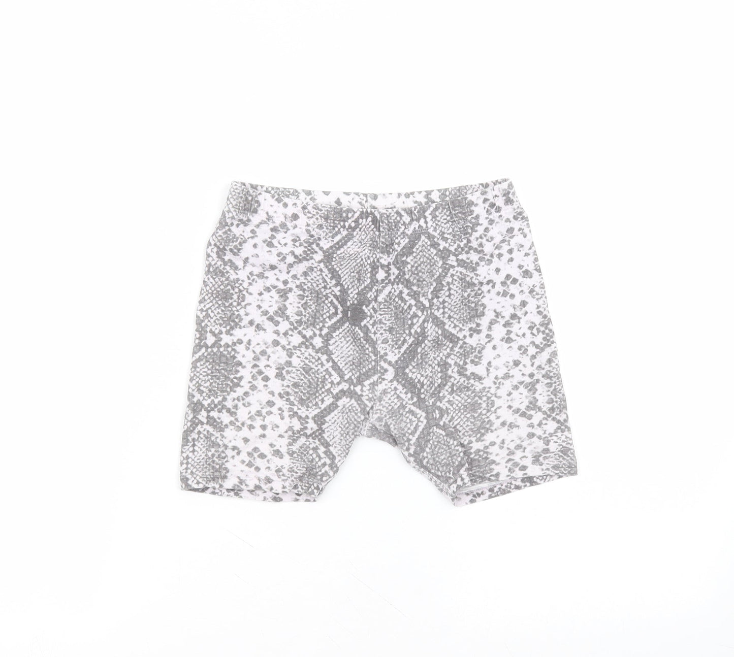 NEXT Girls Grey  Cotton Sweat Shorts Size 9 Years  Regular