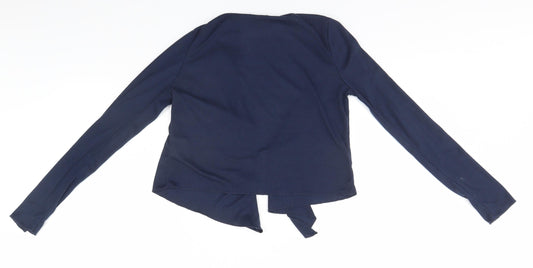 originals Womens Blue Round Neck  Polyester Cardigan Jumper Size 10