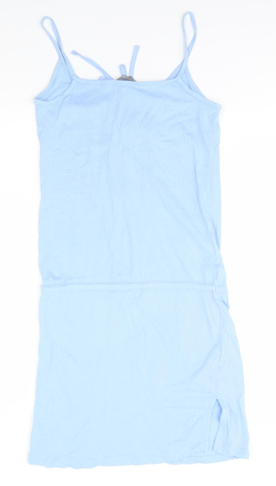 South Womens Blue  Cotton Pencil Dress  Size 10  Halter