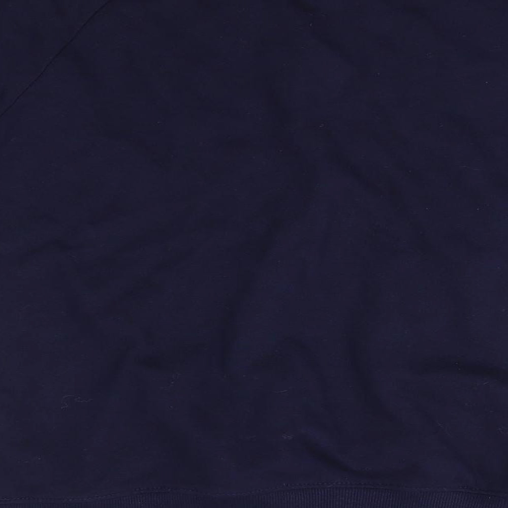 Earth Positive Mens Blue  Cotton Pullover Sweatshirt Size S   - Grand Father Navy Blue