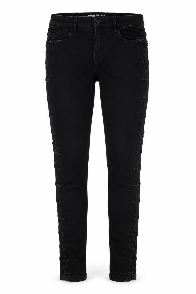Only Womens Black  Cotton Skinny Jeans Size 6 L32 in Regular