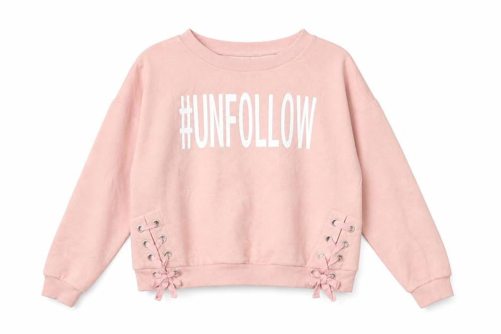 Primark Girls Pink  Polyester Pullover Sweatshirt Size 11-12 Years