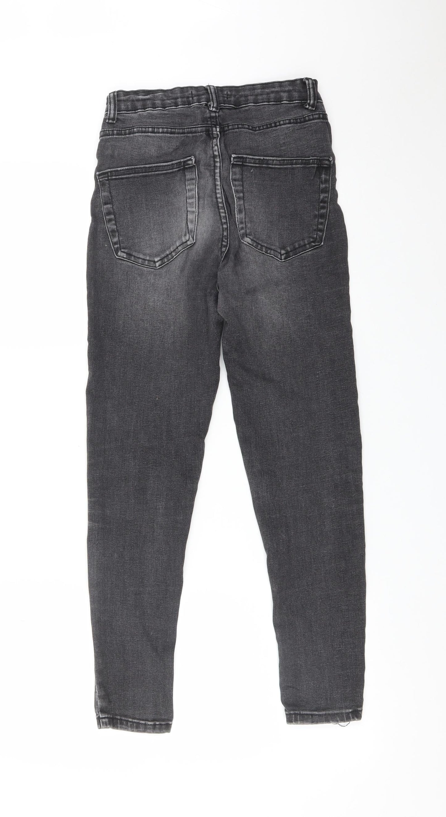 DENIM CO Womens Black  Cotton Skinny Jeans Size 8 L25 in Regular