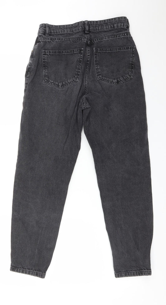 DENIM CO Womens Black  Cotton Straight Jeans Size 6 L26 in Regular