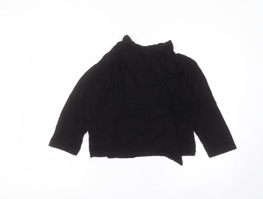 Debinhams Womens Black V-Neck  Viscose Cardigan Jumper Size 16