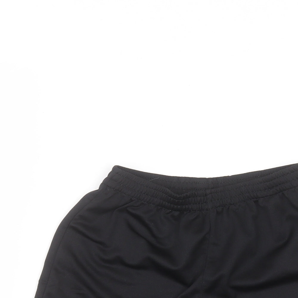 George Boys Black  Polyester Sweat Shorts Size 6-7 Years  Regular