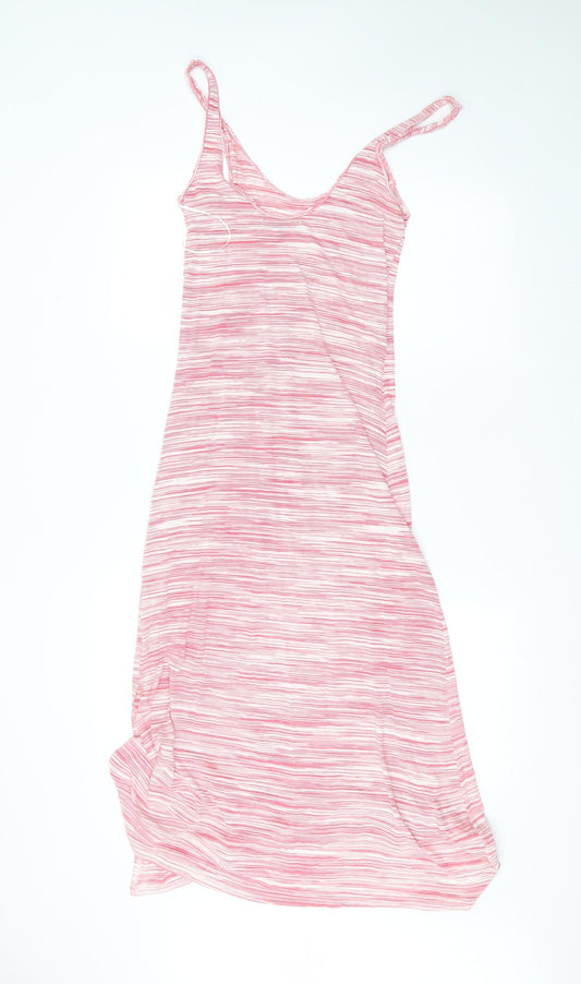NEXT Womens Pink  Viscose A-Line  Size 8  Round Neck