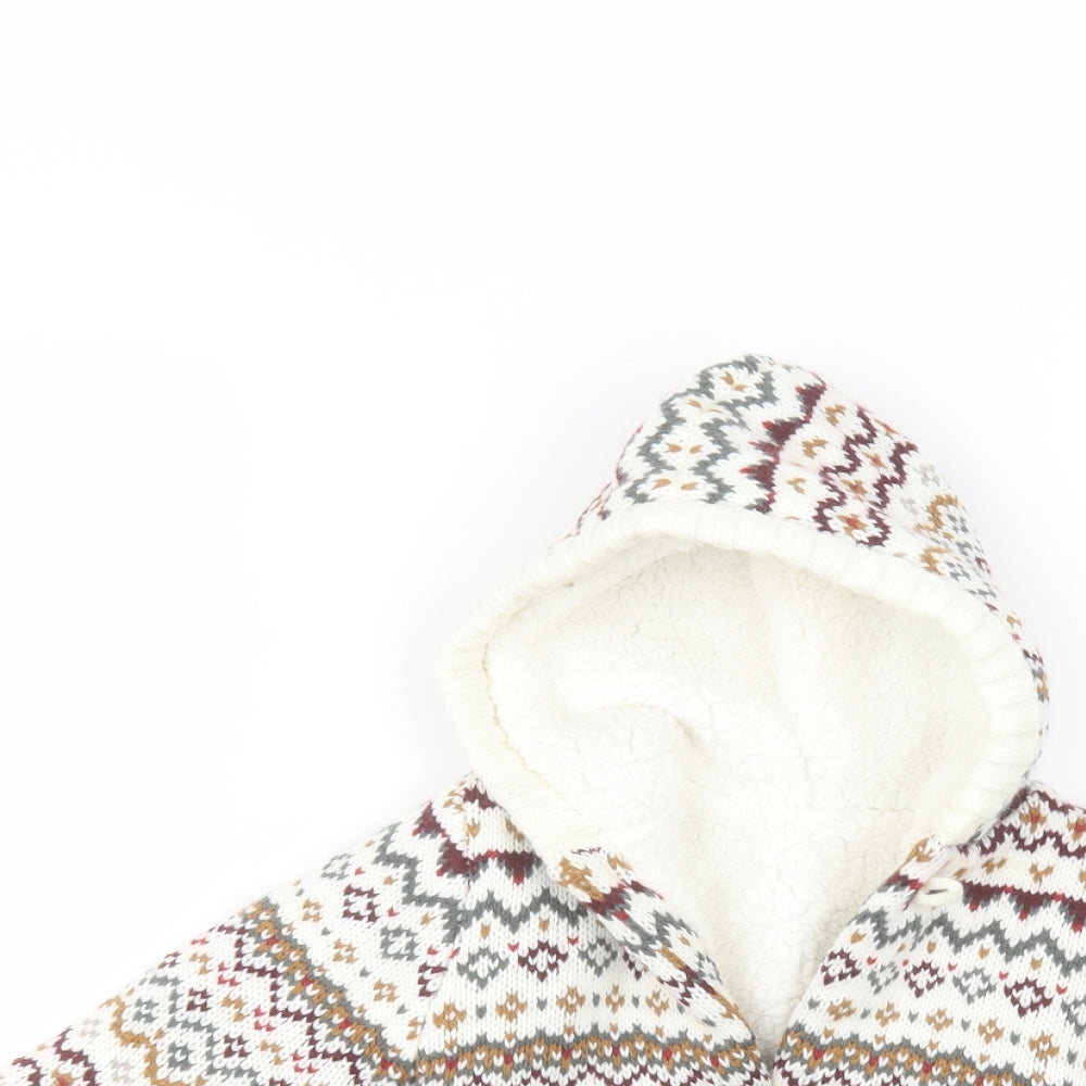 Nutmeg Baby White   Jacket Coatigan Size 6-9 Months