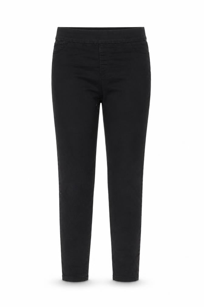 Denim & Co. Womens Black  Cotton Skinny Jeans Size 14 L27 in Regular