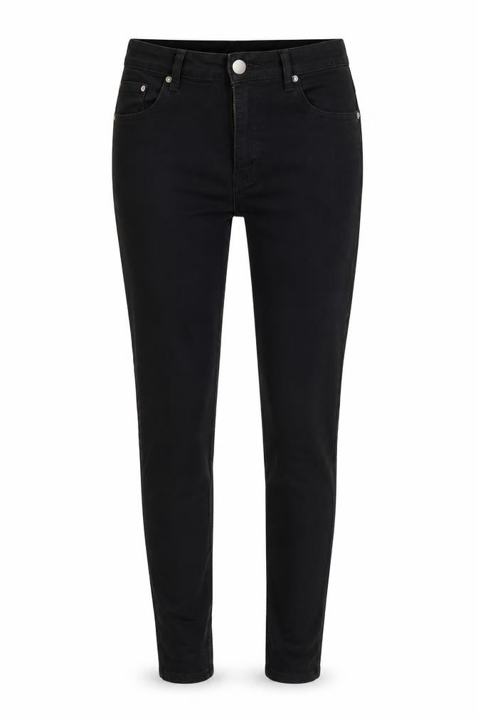 Boohoo Womens Black  Cotton Skinny Jeans Size 10 L26 in Regular