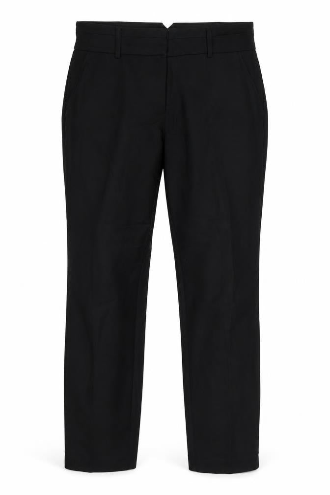 Matalan Womens Black  Cotton Dress Pants Trousers Size 10 L26 in Regular