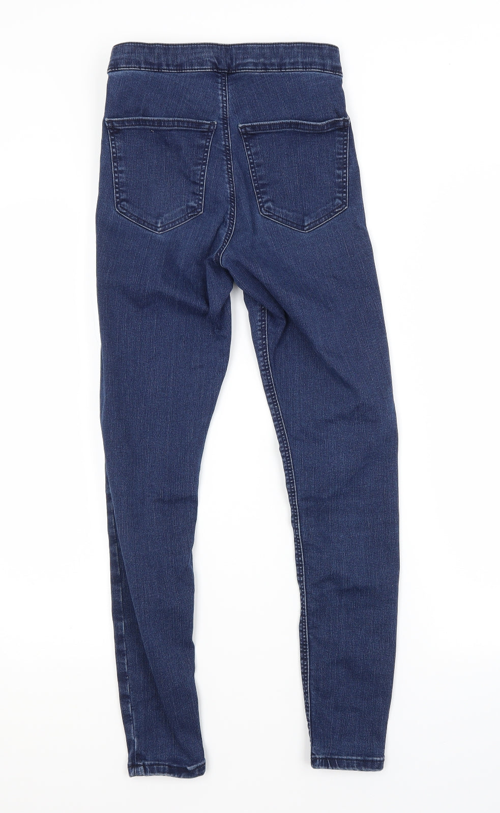 Topshop Womens Blue  Cotton Skinny Jeans Size 26 in L30 in Regular