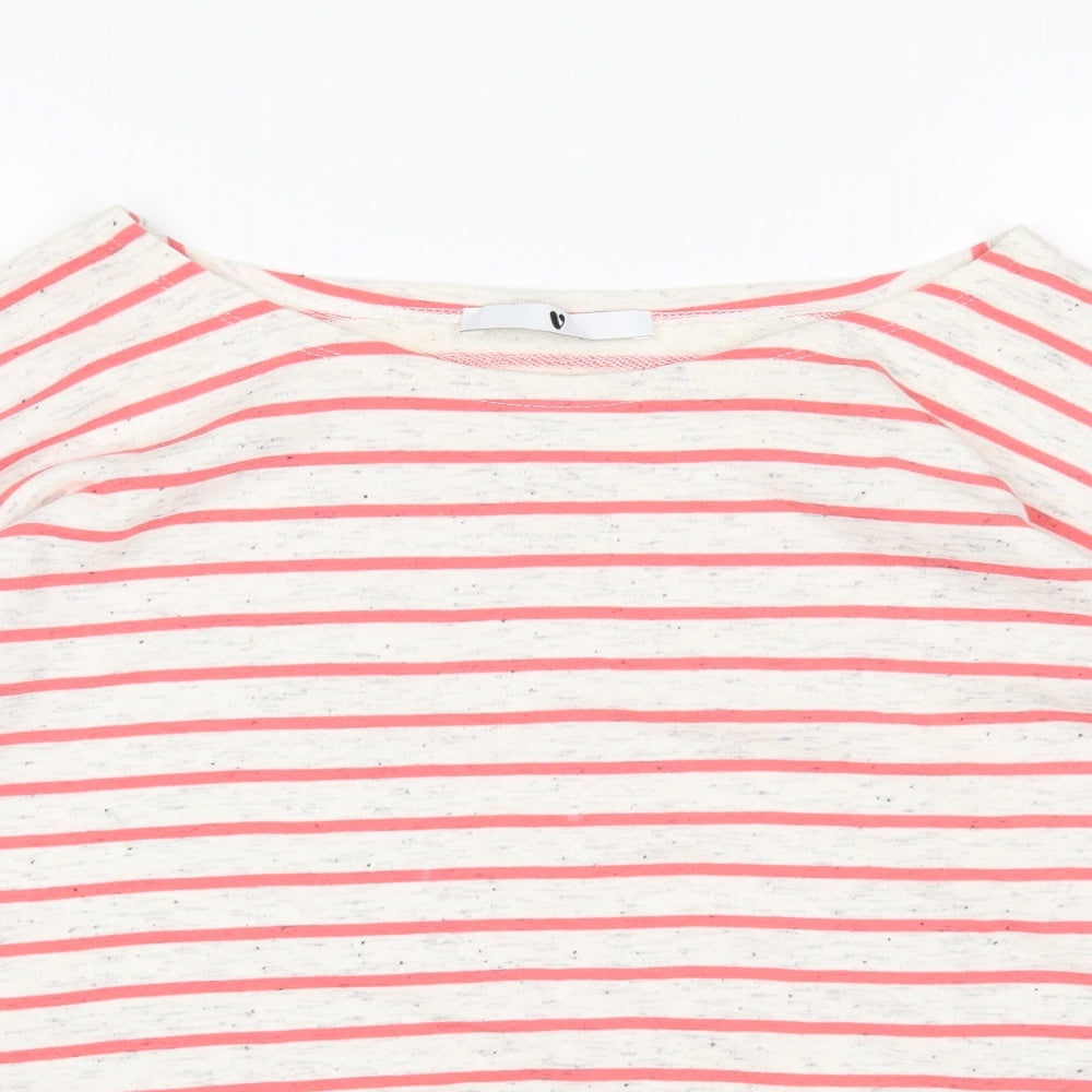 Very Womens Multicoloured Round Neck Striped Polyester Pullover Jumper Size 12