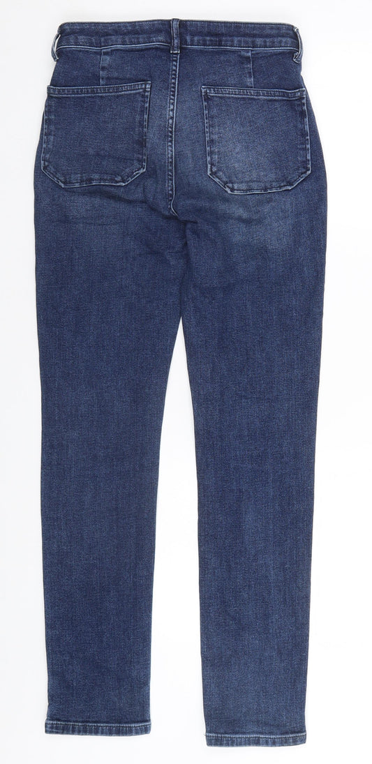 Brighton Womens Blue  Cotton Straight Jeans Size 10 L28 in Regular