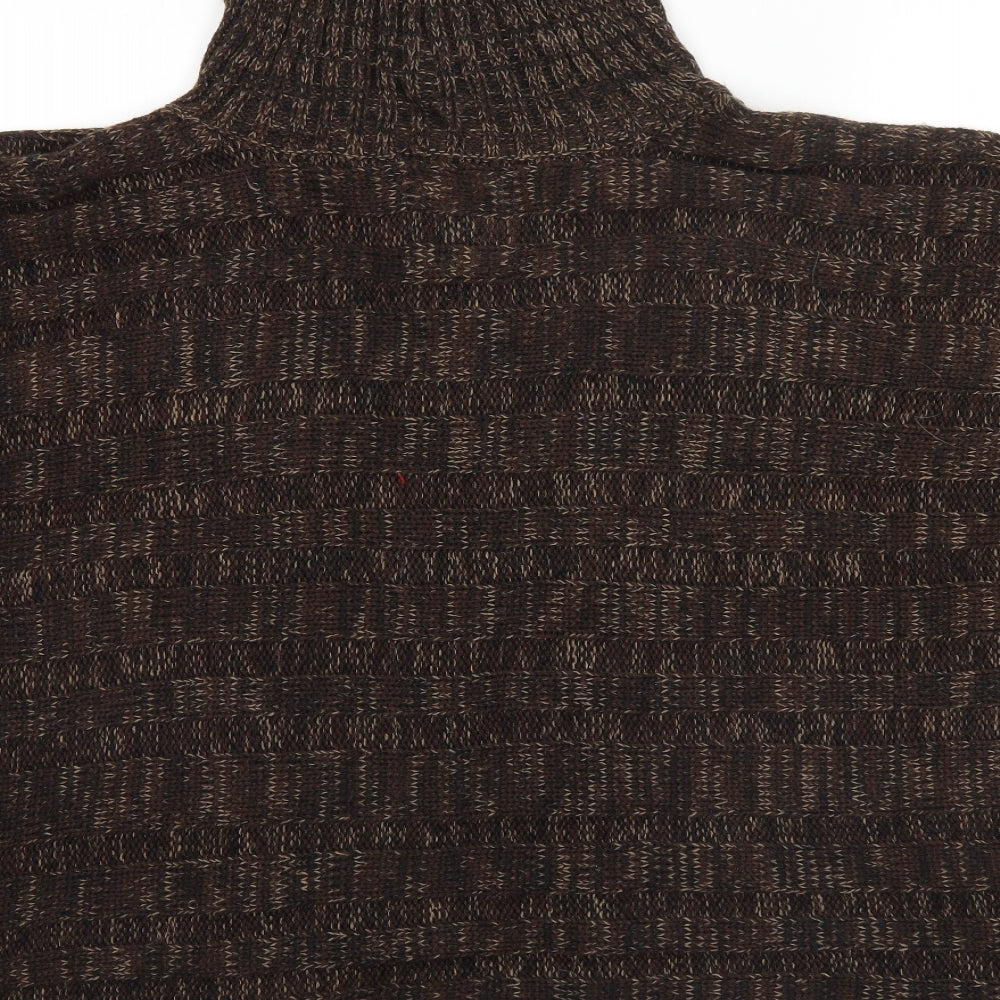 Atmosphere Womens Brown   Overcoat Poncho One Size