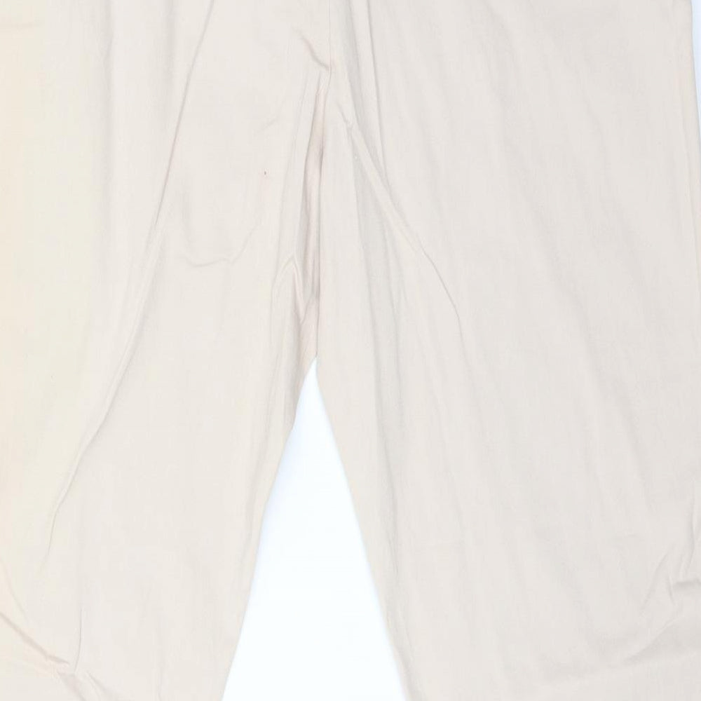 INTUITION Womens Pink  Cotton Dress Pants Trousers Size 14 L27 in Regular