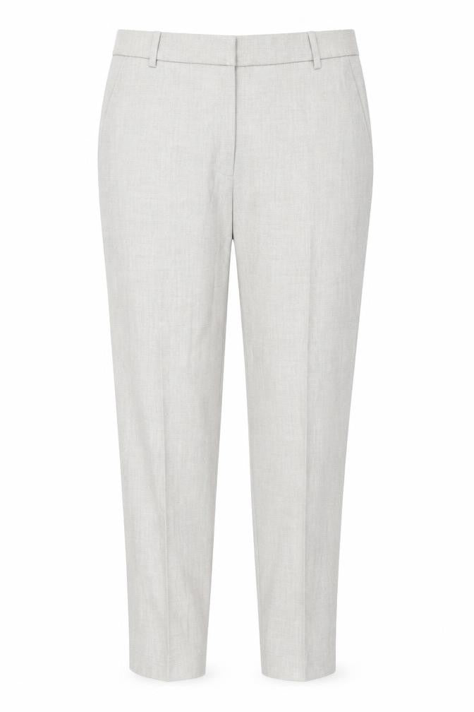 H7M Womens Beige  Polyester Carrot Trousers Size 12 L26 in Regular