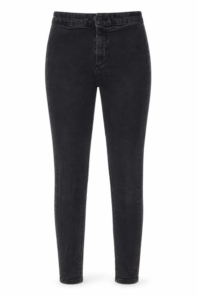Topshop Womens Black  Cotton Skinny Jeans Size 28 L32 in Regular