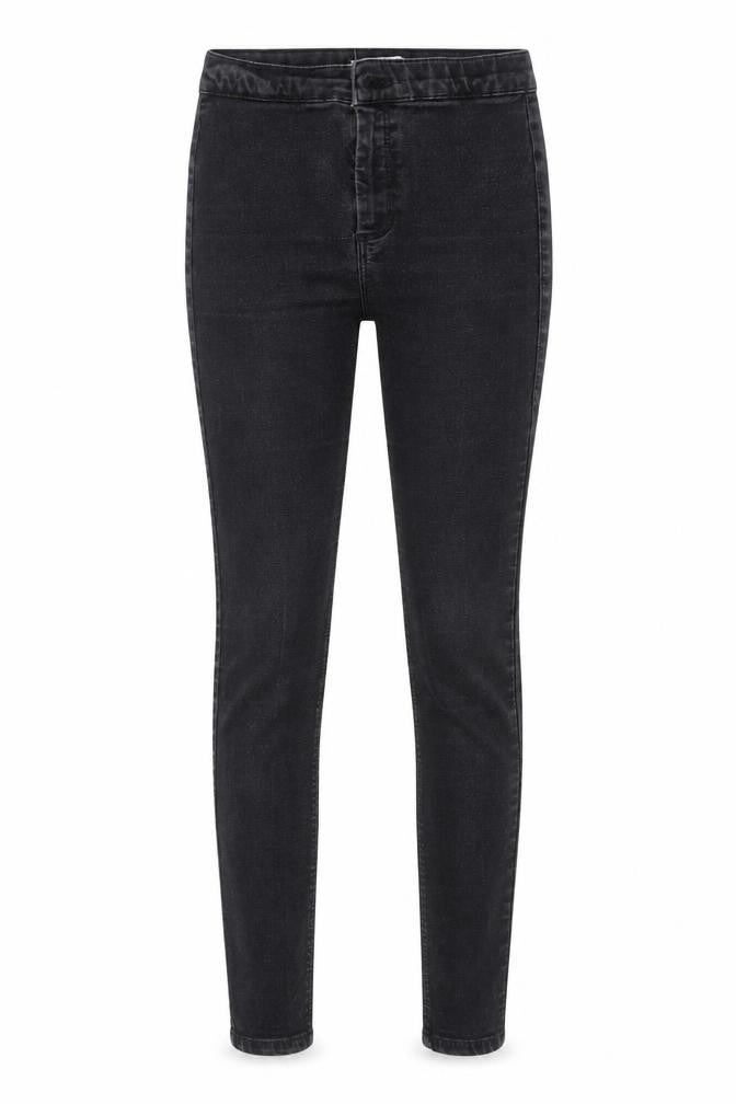 Topshop Womens Black  Cotton Skinny Jeans Size 28 L30 in Regular