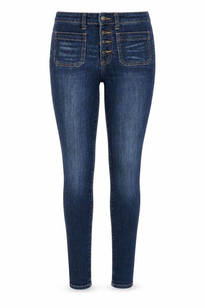 Gap Womens Blue  Cotton Skinny Jeans Size 6 L27 in Regular