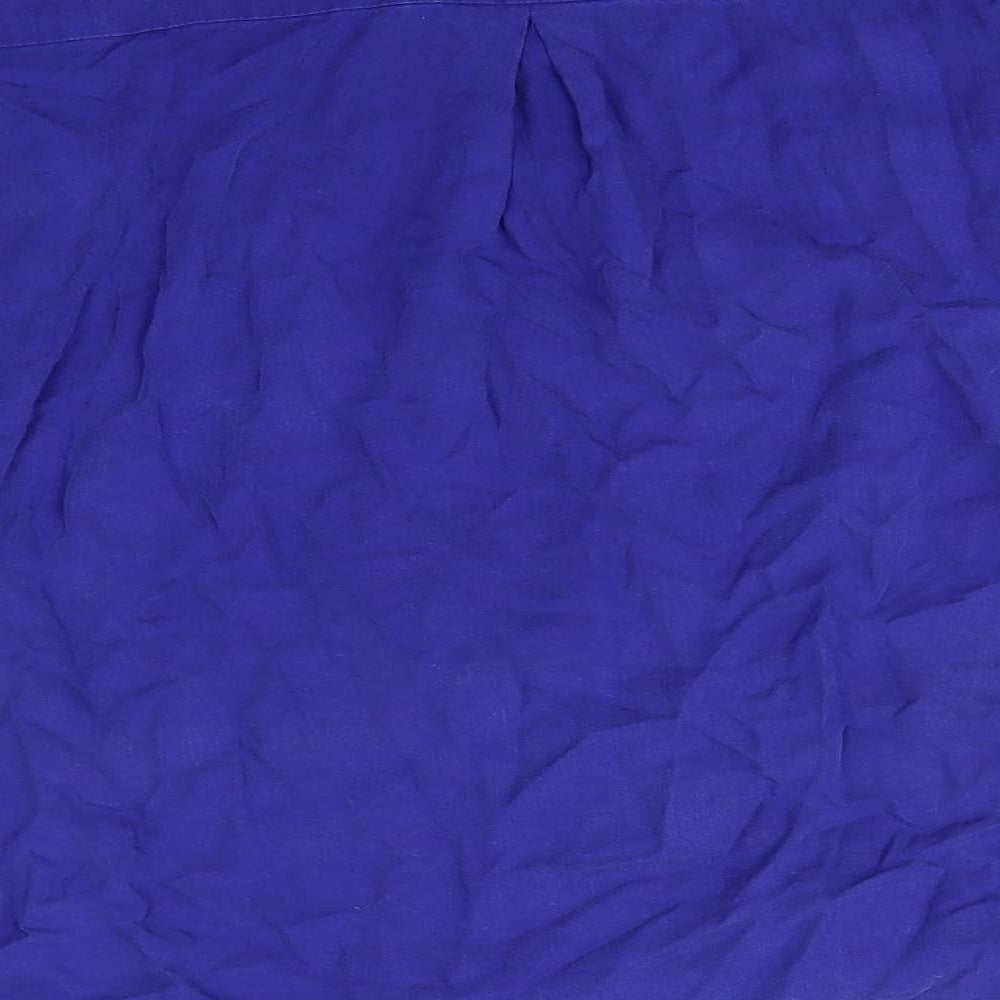 MNG Mens Blue    Button-Up Size M Collared  - Royal Blue