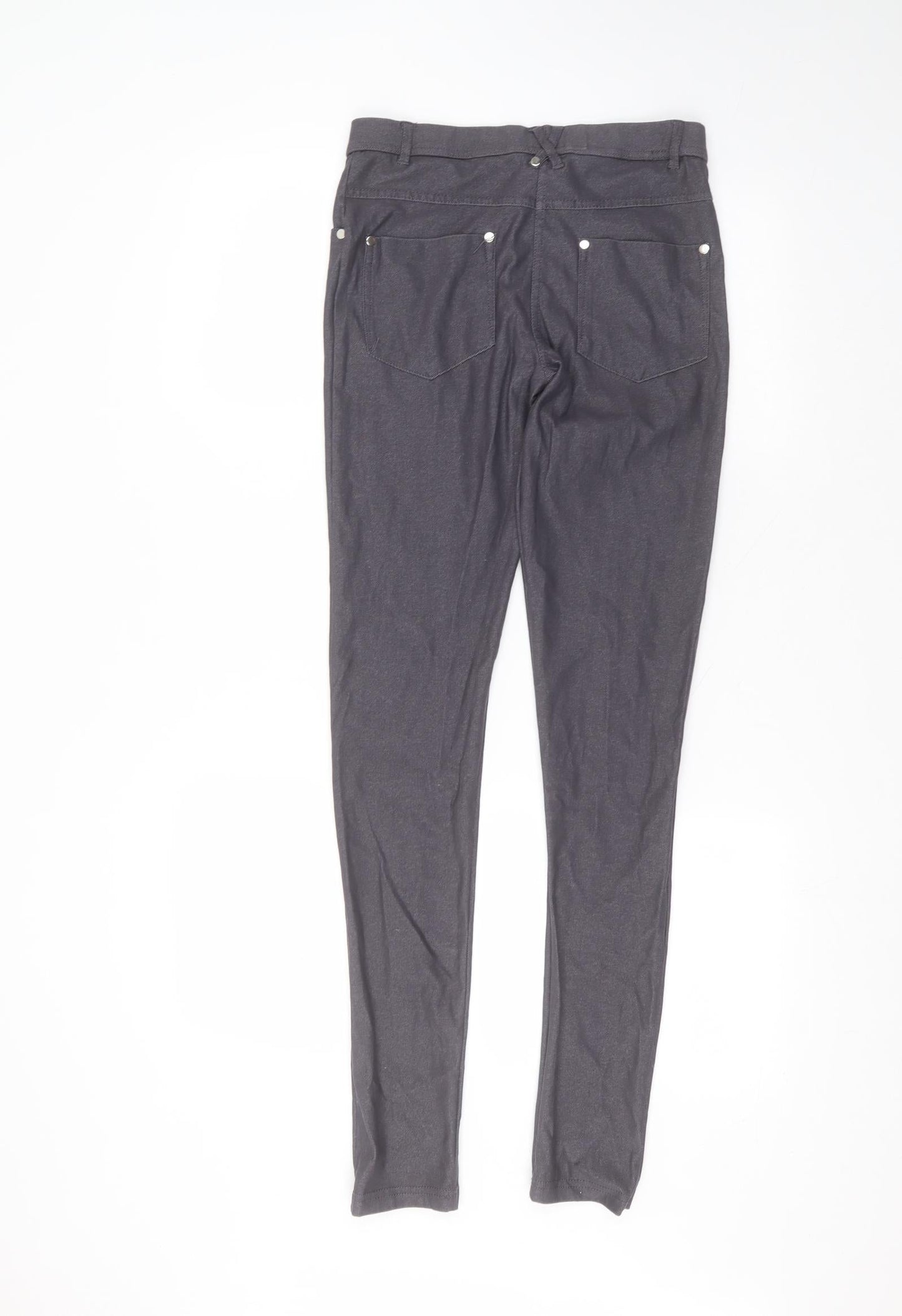 Select Womens Black  Cotton Trousers  Size 12 L28 in Regular