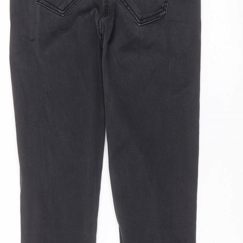 Denim & Co. Womens Black  Cotton Skinny Jeans Size 10 L31 in Regular