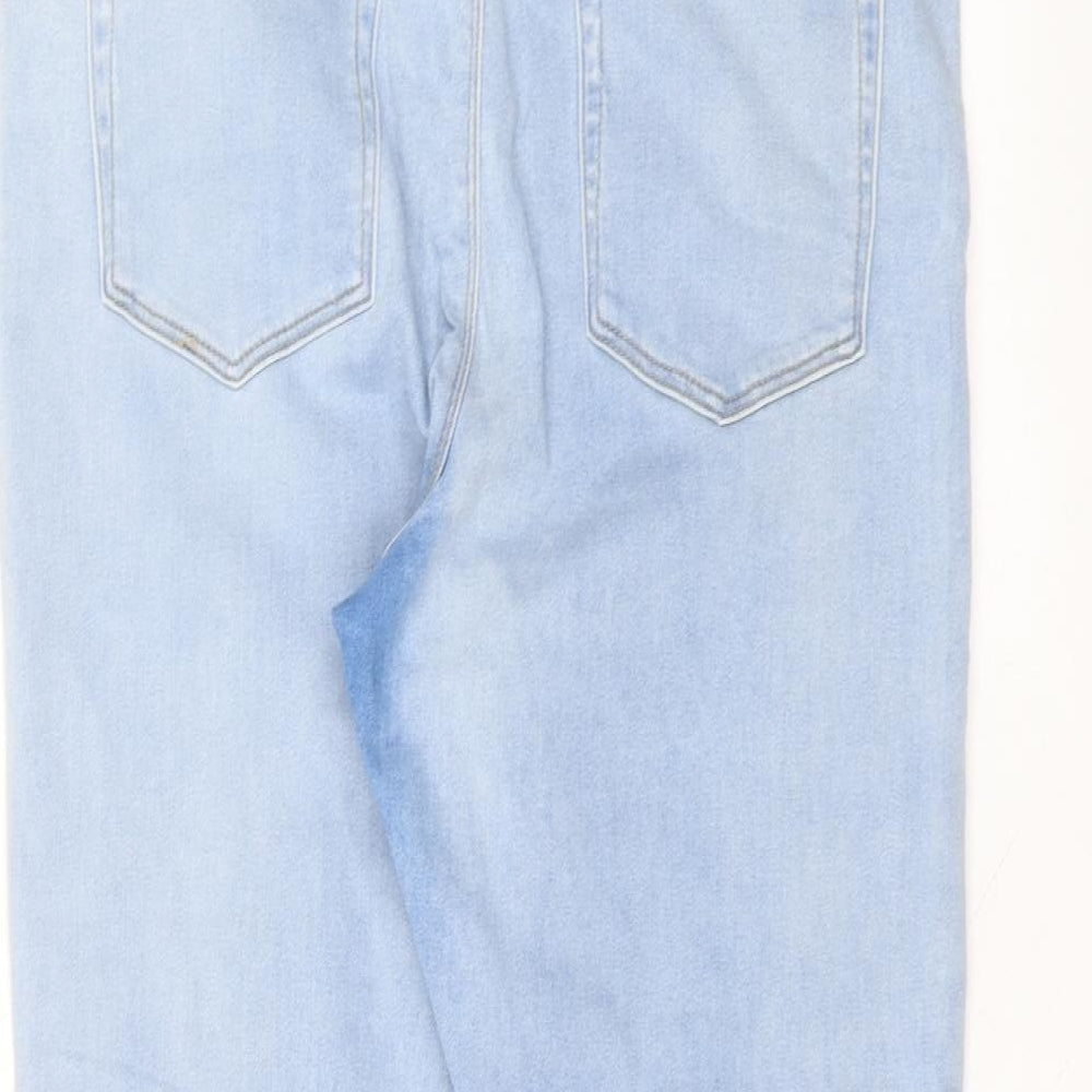 ASOS Womens Blue  Cotton Skinny Jeans Size 34 in L25 in Regular