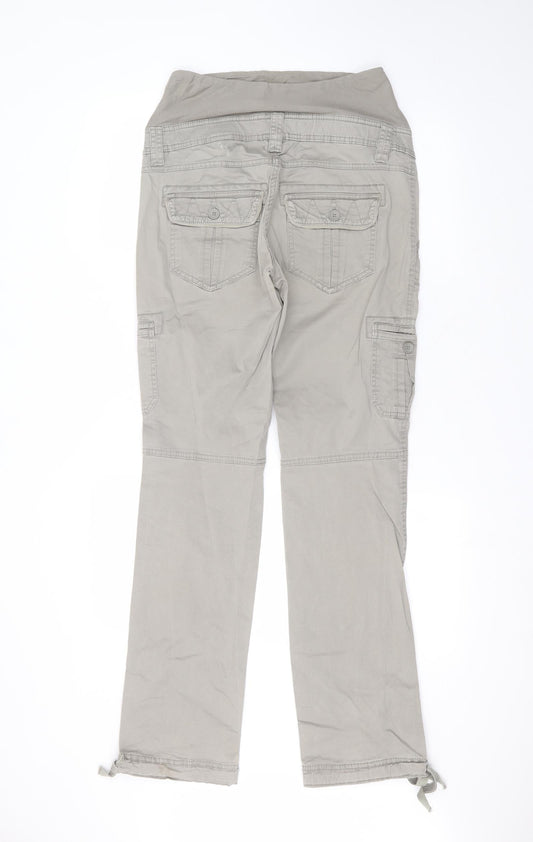 H&M Womens Brown  Cotton Skinny Jeans Size 8 L30 in Regular