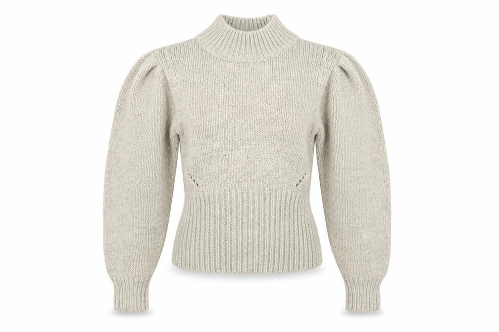 Topshop Womens Brown High Neck  Acrylic Pullover Jumper Size S